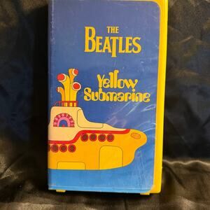 The Yellow Submarine Beatles 1968 Animated Movie VHS Video